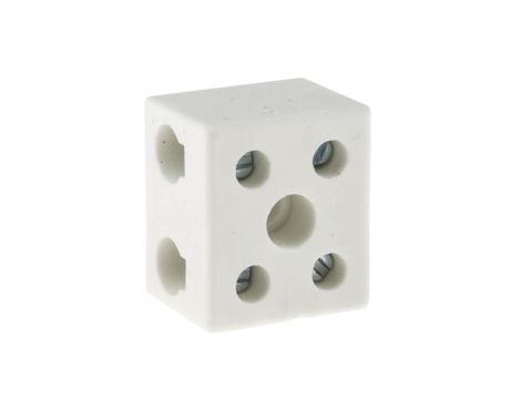 16mm Złącze wtykowe do druku Biały 2-żyłowe, Wkręcane, 450 V