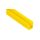 Pasek zasłaniający na profile, Żółty, PP, 8mm, dł. 2m 10-elem., RS PRO