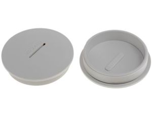 Zaślepka, Szary M63 x 1.5 Gwintowany, Nylon 66, Zaślepianie, 62.4mm 69.3mm RS PRO