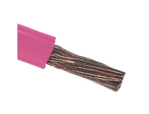 Kabel trzynormowy PCW, dł. 100m 4 mm, 41 A, 1 kV, -15 → +105 C Różowy Pojedynczy rdzeń, RS PRO
