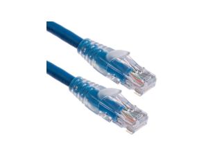 Kabel kategorii 6, Niebieski, Wtyk RJ45/męski RJ45dł.: 3m, mat. koszulki: PVC