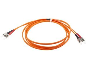 Kabel światłowodowy, średnica: 62.5/125m, OM1 Wielomodowy, Pomarańczowy, ST / ST