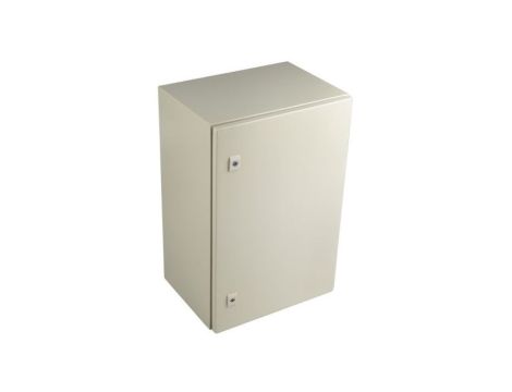 Szafka ścienna rozdzielcza RAL 7032, materiał: Stal, IP66, 600 x 400 x 300mm, RS PRO