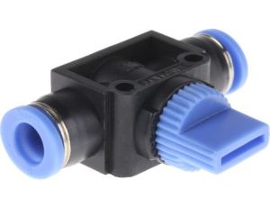 Zawór regulacyjny pneumatyczny z przełącznikiem pokrętnym 8mm RS PRO