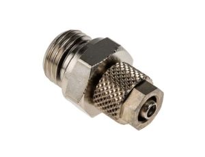 Adapter gwintowany prosty gwint – rura, 15 barów