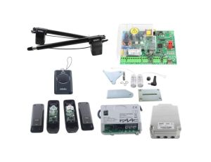 Zestaw FAAC - ALFA SHORT napęd do bramy uchylnej dwuskrzydłowej