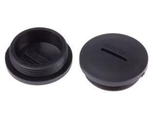 Zaślepka, Czarny M32 x 1.5 Gwintowany, Nylon 66, Zaślepianie, 31.7mm 36.6mm RS PRO