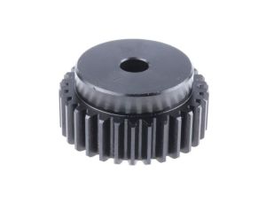 Koło zębate walcowe, moduł: 2, l.zębów: 30, śr. piasty: 50mm, śr. otworu: 12mm, Stal