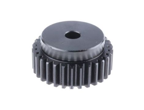 Koło zębate walcowe, moduł: 2, l.zębów: 30, śr. piasty: 50mm, śr. otworu: 12mm, Stal