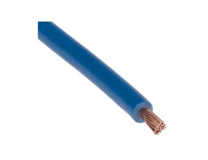 Jednożyłowy kabel sterowniczy CSA 1,5 mm, Maks. +70C 1000 V Niebieski, RS PRO