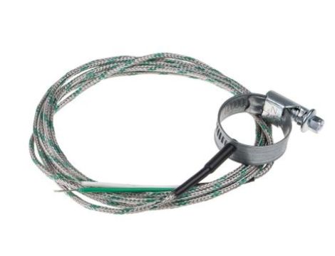 Termopara typ K do +1100C 2m kabel 2m, Stal nierdzewna 316 Zgodność z RoHS