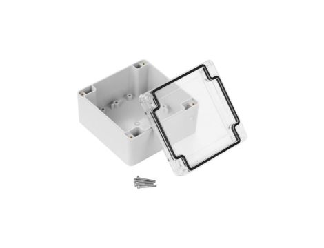 Obudowa ekranowana Szary IK07, IP67 Poliuretan, 105 x 105 x 60.1mm, RS PRO