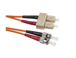 Kabel światłowodowy, średnica: 50/125m, OM2 Wielomodowy, Pomarańczowy, ST/SC