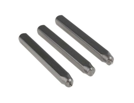 Zestaw rysików do grawerowania, H 4mm, 9-szt., (0 → 8), RS PRO