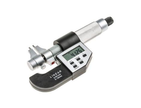 Mikrometr, typ: Wewnętrzny, dokł. 0.003 mm, rozdz. 0.001 mm, zakres: 5 mm →30 mm, Obie opcje