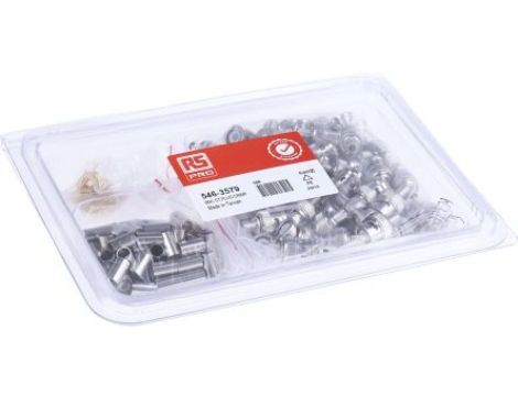 Złącze BNC, 75, 1GHz, Męski, Połączenie zagniatane, Montaż na kablu 546-3579 /100szt./