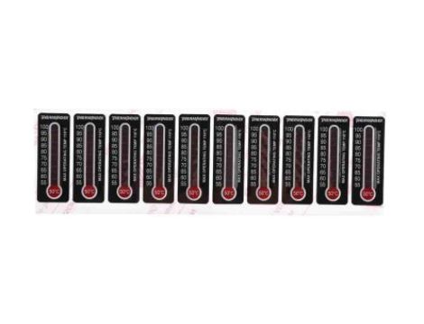 Wskaźnik temperatury — etykieta 11-skalowy