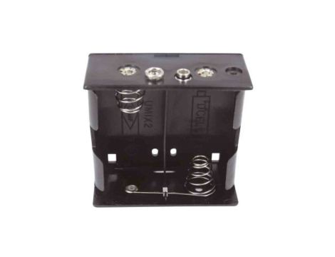 Uchwyt do baterii, x 2, montaż zatrzaskowy