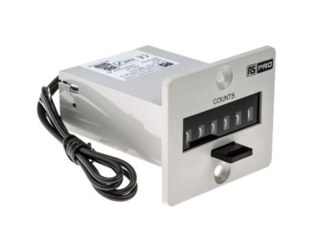 Licznik impulsów Cyfrowe 6-cyfrowy 230 V AC RS PRO
