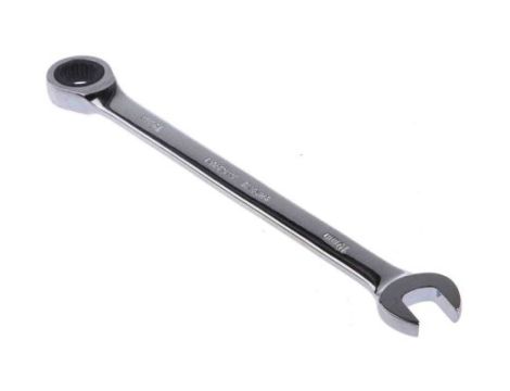 Uniwersalny klucz zapadkowy, roz. 10 mm, dł. 160 mm, materiał: Stal chromowo-wanadowa, RS PRO