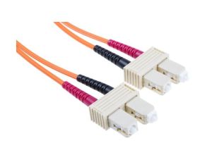 Kabel światłowodowy, średnica: 62.5/125m, OM1 Wielomodowy, Pomarańczowy, SC/SC