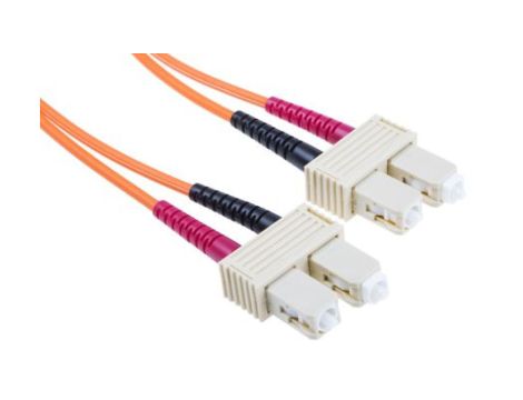 Kabel światłowodowy, średnica: 62.5/125m, OM1 Wielomodowy, Pomarańczowy, SC/SC