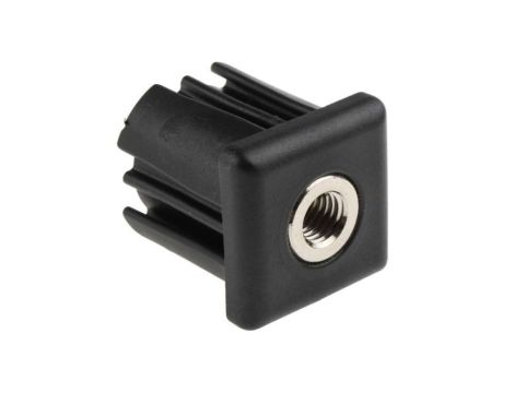 Wkładka gwintowana do rury, profil: Kwadrat, 40 x 40 x 43mm, M12