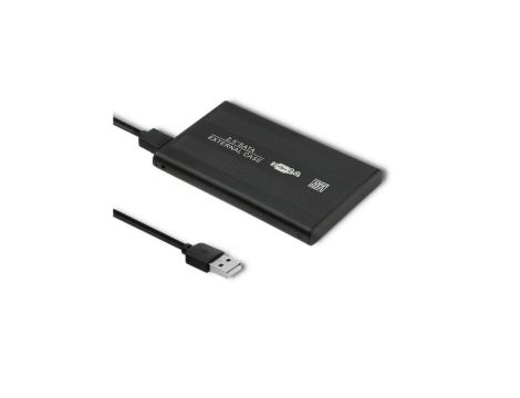 Qoltec Aluminiowa obudowa/kieszeń do dysków HDD/SSD 2.5 SATA3 USB 2.0 Czarny