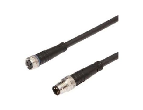 Złącze kablowe M8 żeński 4-PIN prosty M8 męski 4-PIN prosty z kablem 2m PUR VK200F75