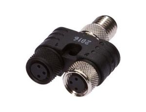 Rozdzielacz 31x10x22mm 2xM8 3-pinowy M8 4-pinowy wyświetlacz LED IP67 VK000046