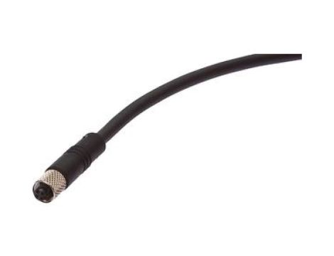 Złącze kablowe M5 proste żeńskie 4-PINowe końcówka niezarobiona 4x0.34mm 5m PUR IP67 VK300375 VK500365