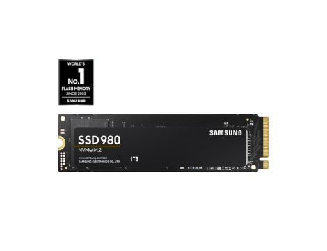 Dysk SSD Samsung 980 1 TB M.2 2280 PCI-E x4 Gen3 NVMe (MZ-V8V1T0BW)