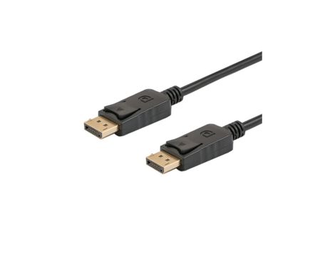 Kabel SAVIO CL-136 (DisplayPort M - DisplayPort M 2m kolor czarny)