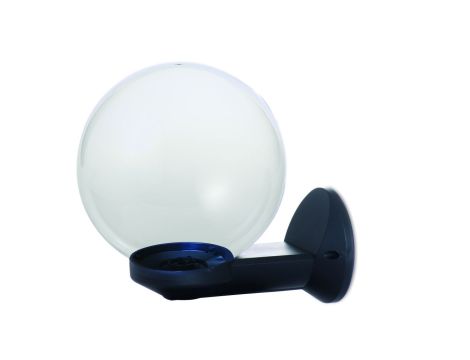 Oprawa ogrodowa E27 BRIDGE naścienna - kinkiet kula fi 200 mm transparentna 1303.101T