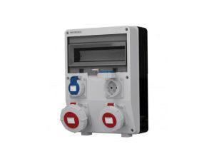 Rozdzielnica budowlana TD 32A 16A 2x230V IP65 Schuko Doktorvolt 6664