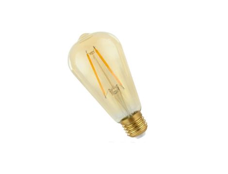Żarówka filament E27 led 2W ST64 AMBER ciepła biała 2400K RETROSHINE Spectrum