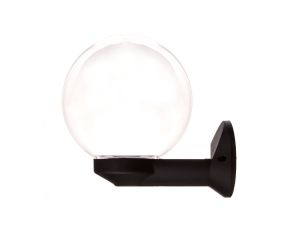 Oprawa ogrodowa E27 BRIDGE naścienna - kinkiet kula fi 250 mm transparentna 1303.201T