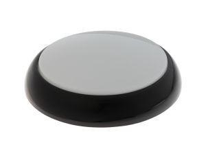 Oprawa KAJKO XL, E27, 75W, czarna-polipropylen, klosz przeźroczysty-poliwęglan, IP44, IK10 A2900CZ-P