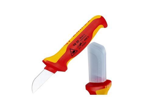 Nóż do ściągania izolacji kabli 50mm VDE 1kV KNIPEX