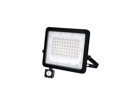 Naświetlacz LED GALAXI 50W 5000lm barwa zimna 6000K IP65 czarny z czujnikiem