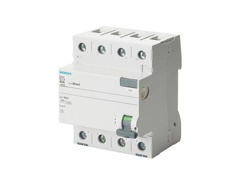 Wyłącznik różnicowoprądowy 4P 25A 0,3A Typ AC 300 mA 400V SENTRON 5SV4642-0