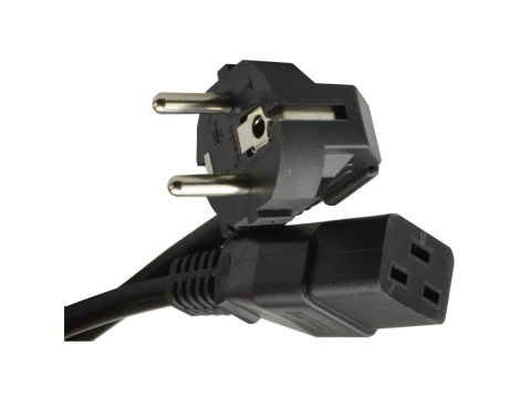 Kabel zasilający 230V 16A z gn. IEC320 C19 2m