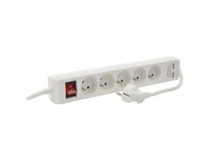 Przedłużacz prądowy 1,5m 5xGN + 2 USB z wył.