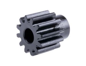 Koło zębate walcowe, moduł: 2, l.zębów: 12, śr. piasty: 18mm, śr. otworu: 10mm, Stal