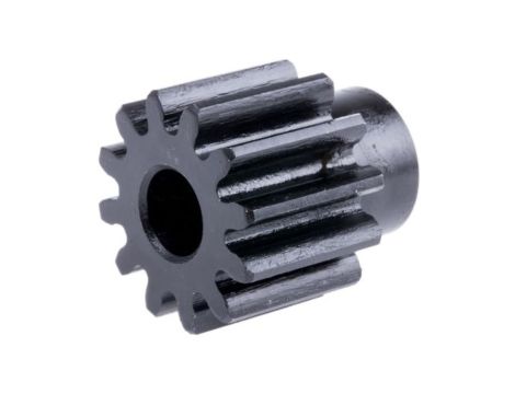 Koło zębate walcowe, moduł: 2, l.zębów: 12, śr. piasty: 18mm, śr. otworu: 10mm, Stal