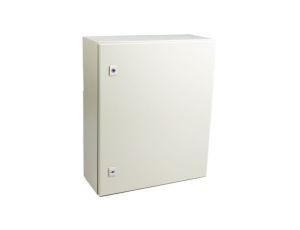 Szafka ścienna rozdzielcza RAL 7032, materiał: Stal, IP66, 600 x 500 x 200mm, RS PRO