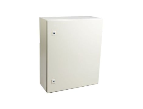 Szafka ścienna rozdzielcza RAL 7032, materiał: Stal, IP66, 600 x 500 x 200mm, RS PRO