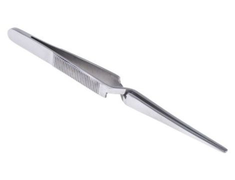 Pęseta, dł. 150, materiał: Stal nierdzewna, RS PRO