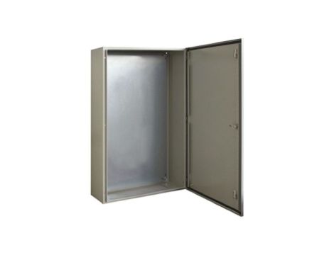 Szafka ścienna rozdzielcza RAL 7032, materiał: Stal, IP66, 1000 x 800 x 260mm, RS PRO