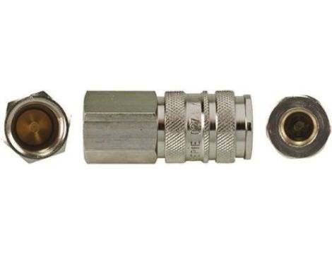 Szybkozłączka pneumatyczna, materiał Mosiądz, złącze G 3/4 żeńskie, RS PRO CEJN 410, Rectus 27, TST 410